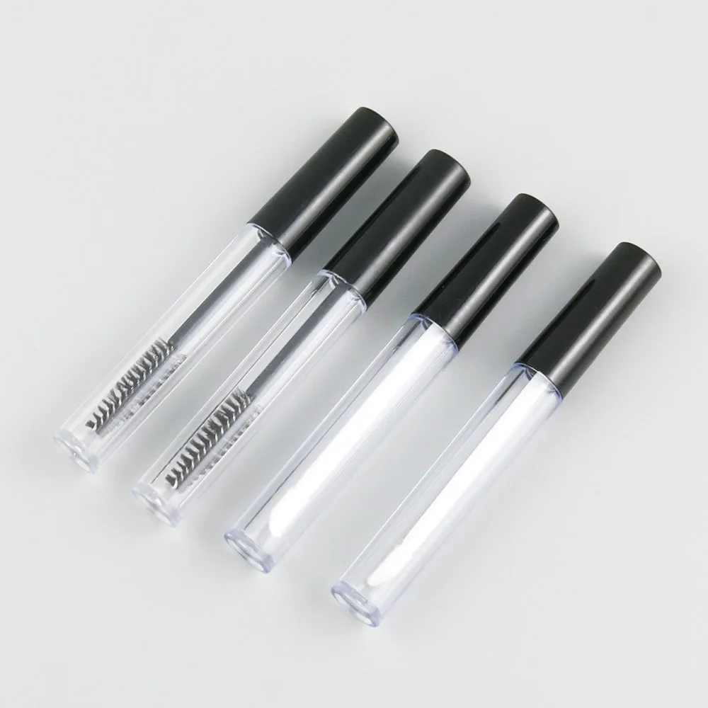 

3ml Empty Mascara Tube with Eyelash Wand Rubber Inserts and Funnels Set for Castor Oil DIY Mascara Container with Cap 500pcs