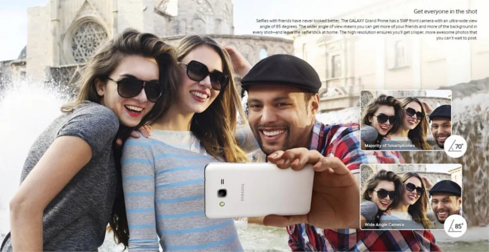 Refurbished Samsung Galaxy Grand Prime G530h 5.0 Screen Dual Sim Unlocked Cell PhoneGSM 800/1800Mhz WCDMA 1800/1900/2100 backmarket phones
