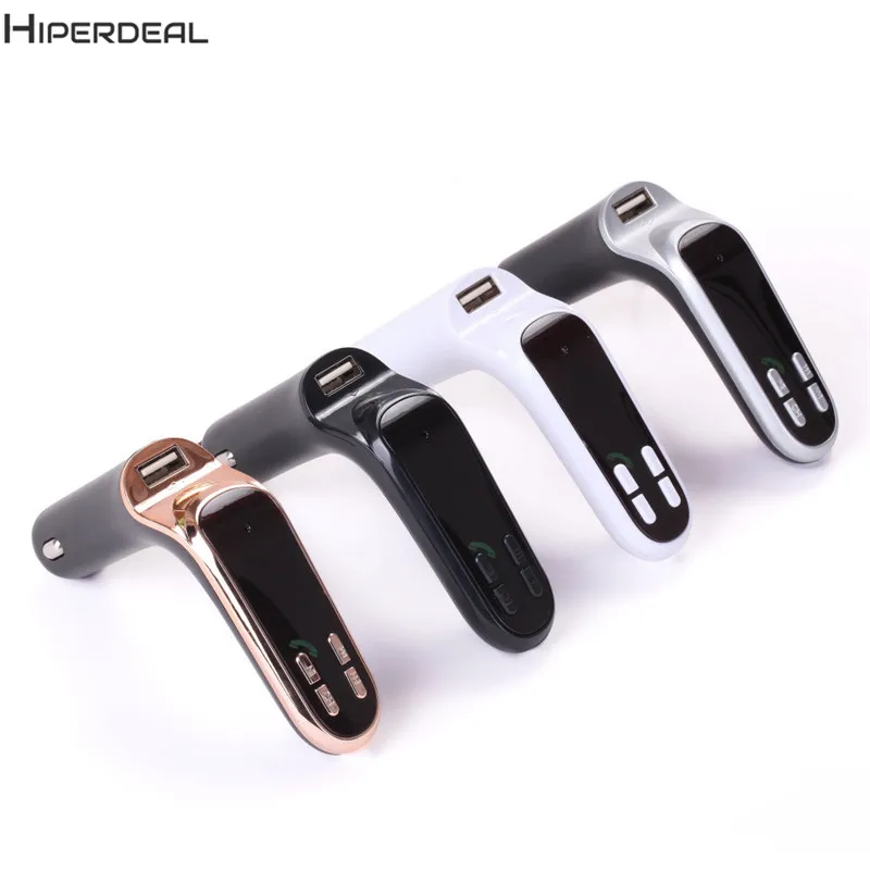 HIPERDEAL G7 автомобильный fm передатчик Bluetooth Hands free LCD MP3 плеер радио автомобиль r
