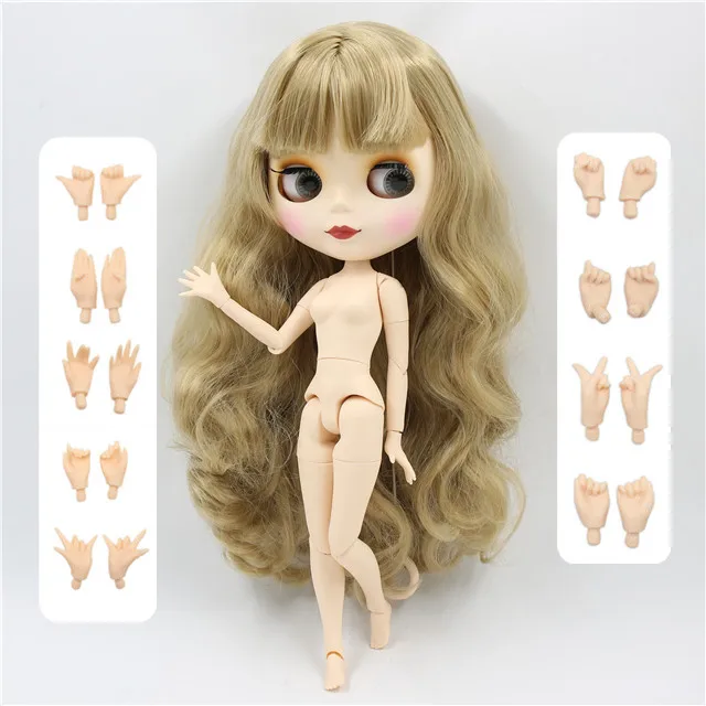 Ледяная фабрика blyth кукла игрушка BJD кукла без одежды Нормальный/шарнир тела 30 см руки AB в подарок DIY на заказ - Цвет: joint doll