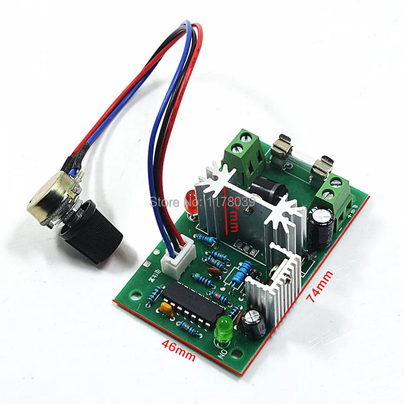 24VDCmotorsteplessspeedregulation1236V120WDCgovernor10Ahigh