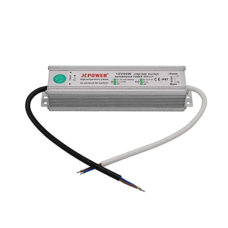 IP67 Waterproof LED Transformer Power Supply AC100 260V to DC12V 100W ...