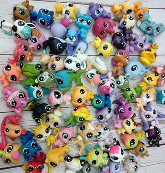 

10PCS pet Genuine Original RARE Random 1" Littlest pet Mini-scale Cat Dog Animal Action figures