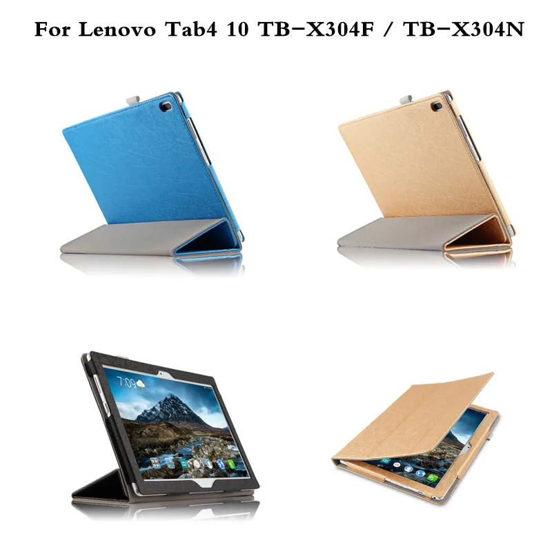 Flip PU Leather Book Luxury Protective Bag case For Lenovo Tab 4 10 TB