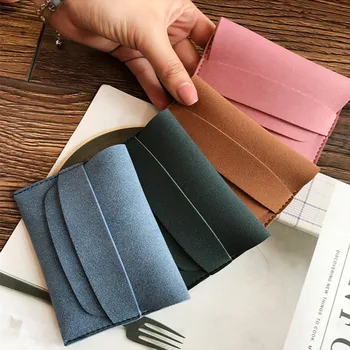 

2018 Mini Money Pocket Frosted Female Short Wallet Soft Coins Bag Small Wallet Women Cute Student Coin Purses Pumping Belt