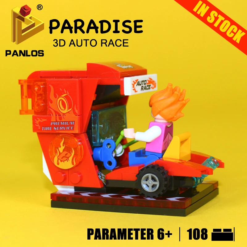 PARADISE 3D AUTO RACE Model Building Toys hobbies Blocks Educational DIY Bricks kids Compatible With lego city Creative | Игрушки и