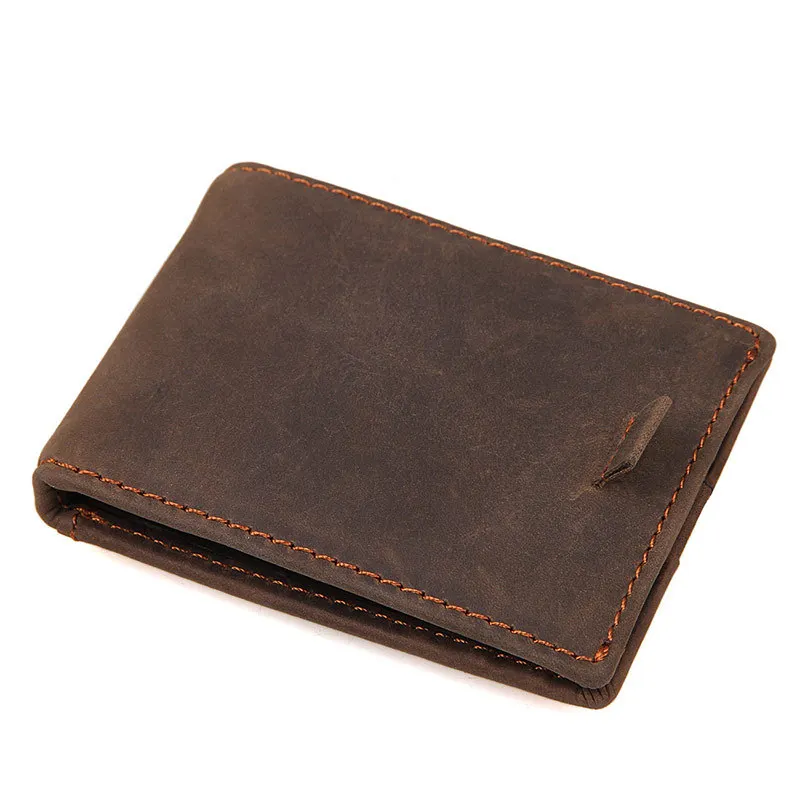 J.M.D Real Leather Card Pack the First Layer of Leather Practical Card Package RFID Card Package 8143