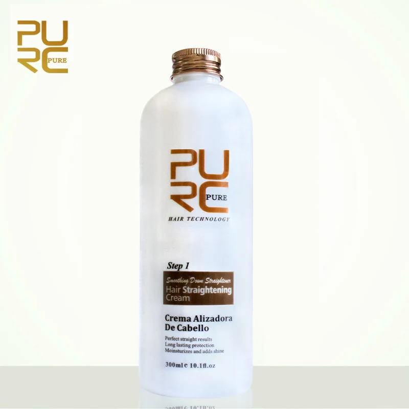 Hot Sale PURC Hair Straightening Cream Set Straighten Hair Moisturize Keep Hair Thick Fluffy Suppleness And Shiny 300ML+300ML Hot Sale PURC Hair Straightening Cream Set Straighten Hair Moisturize Keep Hair Thick Fluffy Suppleness And Shiny 300ML+300ML