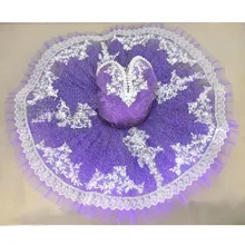 Free Shipping Custom Purple Ballet Dress Adults Ballet Lace Beads Decoration Tutu Child, Retail Wholesale Ballet Style Dresses