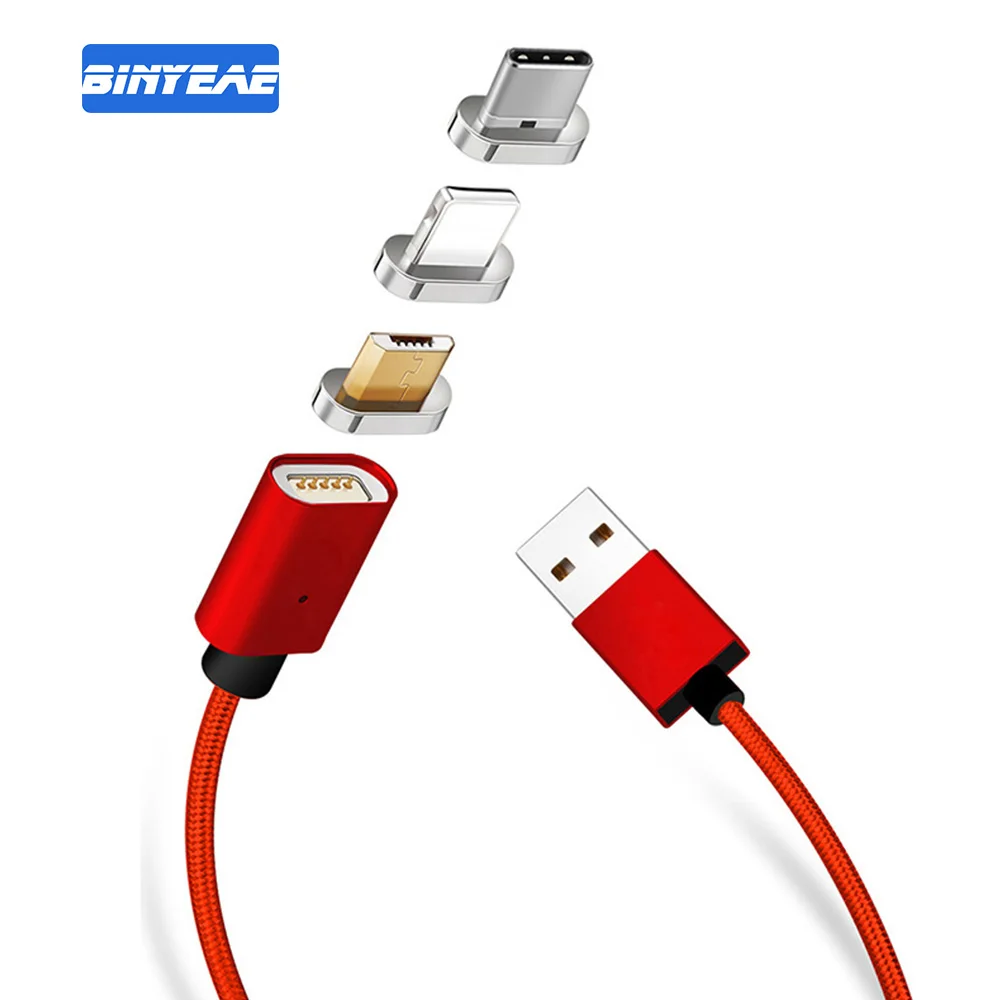 Магнитные зарядные устройства для Samsung Galaxy S9 LG Xiomi Huawei Usb кабель освещения IPhone 7 8