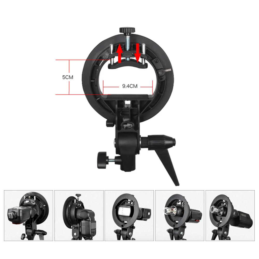 Набор софтбоксов Godox 50x50 см 20*20 дюймов 50*50 рассеиватель вспышки + кронштейн S типа