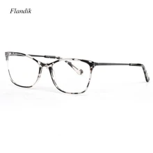 Ацетатные оптические очки унисекс оправа женские новые модные очки квадратная оправа черепаховая близорукость очки по рецепту