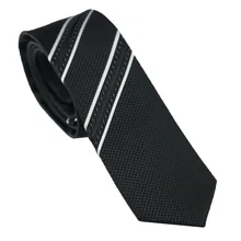 LAMMULIN Новинка мужские галстуки черный вертикальный полосатый пледы с серебряной диагональной полосатый галстук узкий галстук свадебный корбата