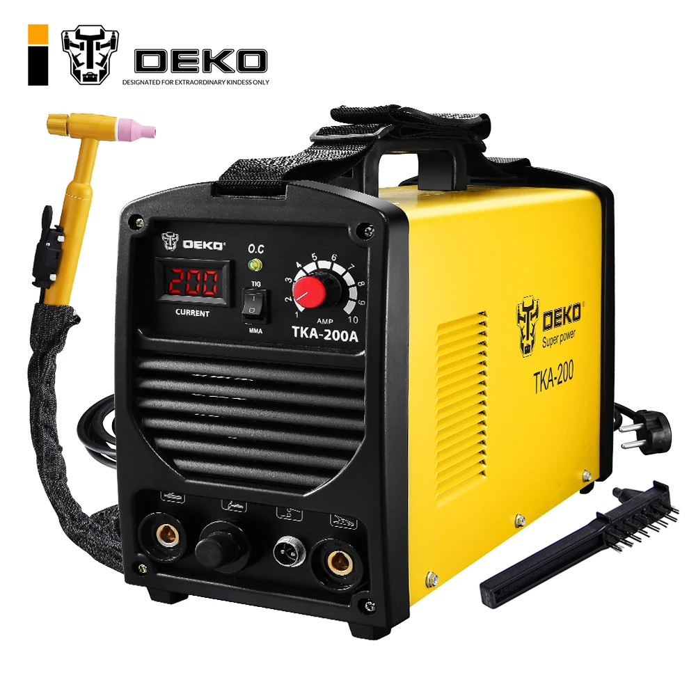 200A 5.8KVA IP21S инвертор дуги TIG 2 в 1 Электрический сварочный аппарат MMA сварщик для