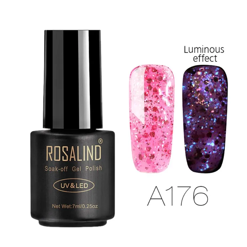 ROSALIND 7ml Nail Polish Soak Off Luminous Rose Gold