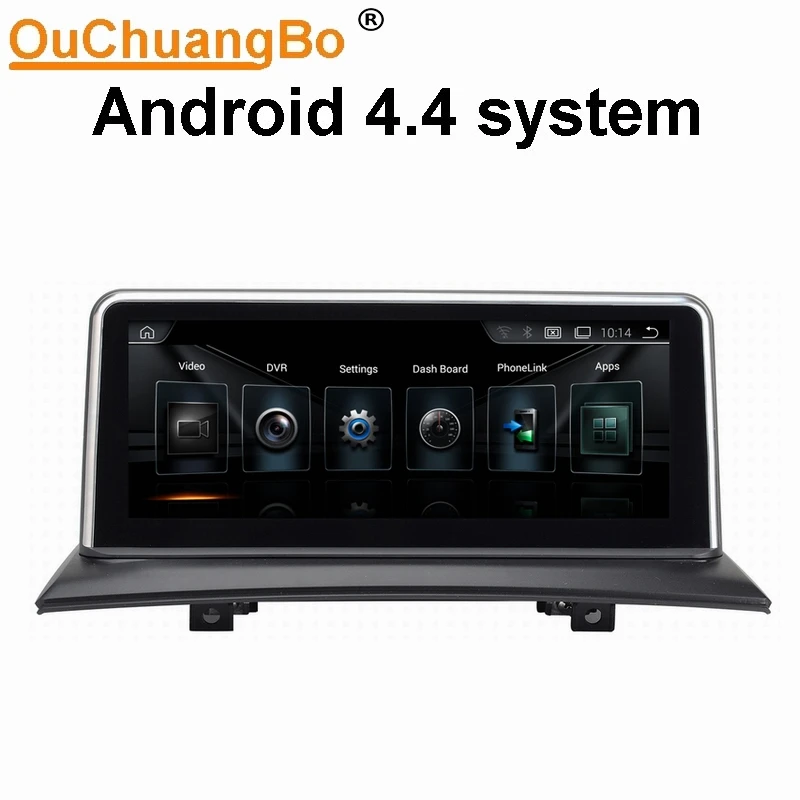 

Ouchuangbo android 4.4 car audio gps radio for X3 E83 2004-2009 10.25 inch wide screen support 3G WIFI original car info