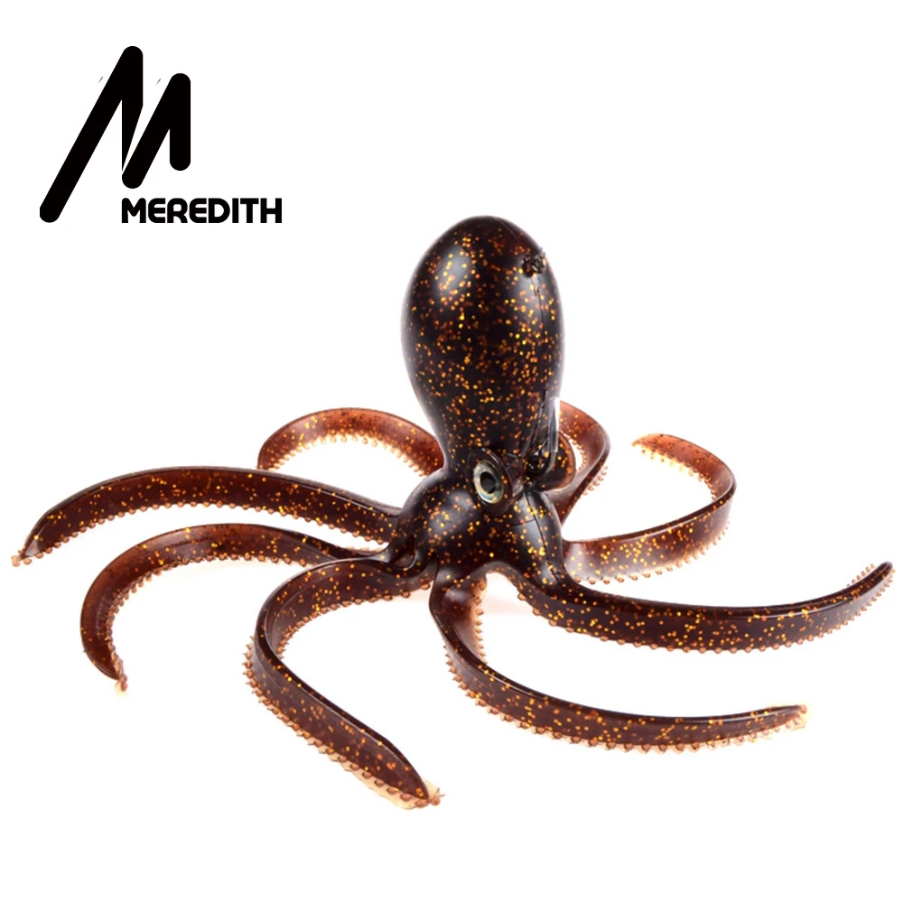 

280g/24cm PVC Artficial Octopus Jig Heads for Ocean Boat Big Game Fishing Lingcod Rockfish Free Shipping