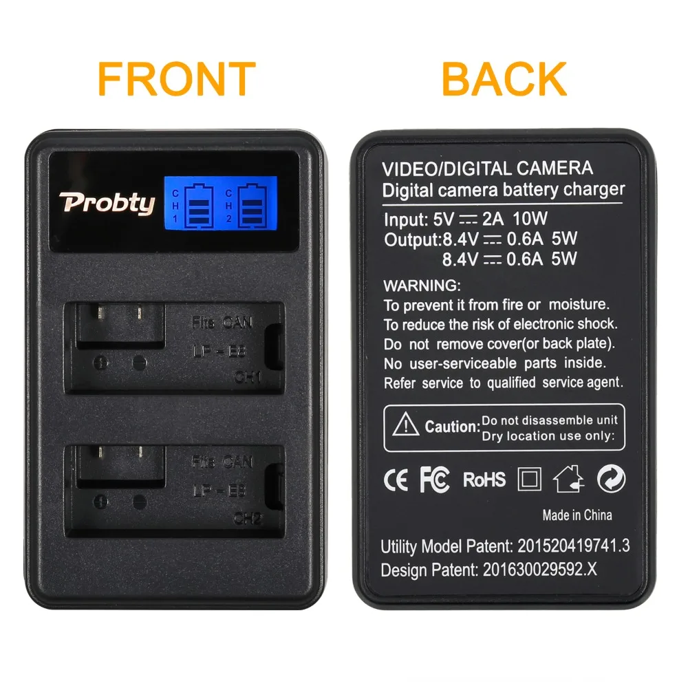For Canon LP E8 LC-E8 LC-E8C LC-E8E Charger EOS Rebel T2i T3i T4i T5i 550D 600D 650D 700D Kiss X4 X5 X6i X7i Cameras