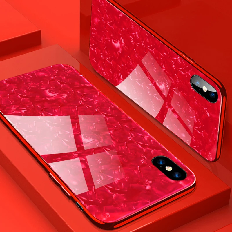 Luxury Marble Tempered Glass Case For iPhone 12 Mini 12 Pro Max 11 Pro Max XS Max Xr X XS 6s 7 8