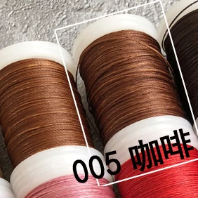 120 м Вощеная Полиэфирная нить 0,5 мм для кожи DIY вощеная нить веревка шнур для шитья Кожа Шитье Искусство ремесло обувь головные уборы поставки - Цвет: 20