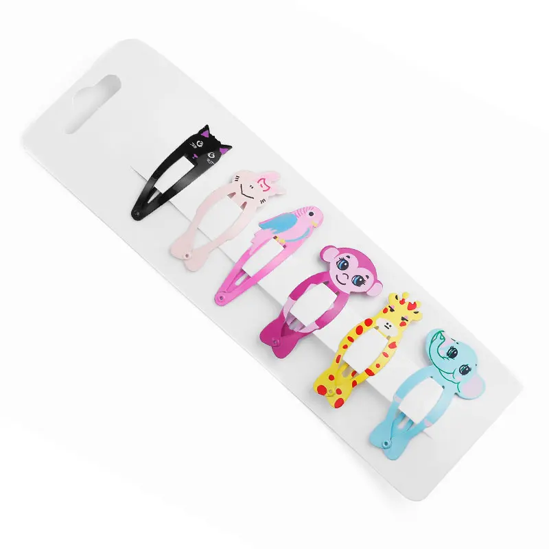 6pcs Baby Snap Hair Clips for Children Kids Girls Hair Accessories Cute Cartoon Fruit Animal Hairpins Clip Pins Color Barrettes 6pcs Baby Snap Hair Clips for Children Kids Girls Hair Accessories Cute Cartoon Fruit Animal Hairpins Clip Pins Color Barrettes