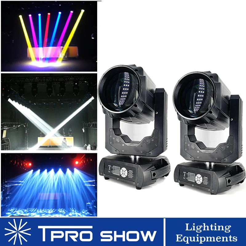 

2Pcs Moving Head Beam Lyre 260W Gobo Light Equipment Zoom Prism Dmx Stage Light Effect Sharpy Beam 10R Lights for Club/Disco/DJ
