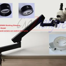 FYSCOPE 3.5X-90X симуляторный фокусный стерео зум микроскоп+ Артикуляционная подставка с зажимом+ 144LED