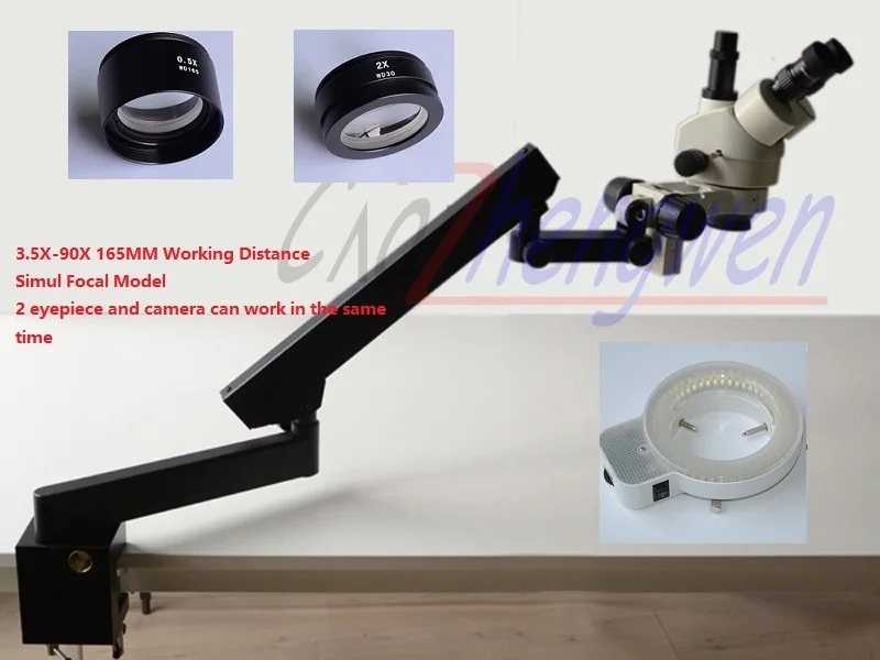 Микроскоп FYSCOPE 3.5X 90X с мультифокальным стерео увеличением + Шарнирная подставка