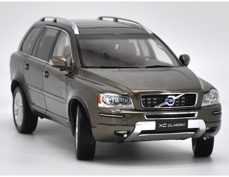 1:18 классический Volvo XC90 литая под давлением модель черный коричневый внедорожник игрушечный автомобиль миниатюрная коллекция подарки оригинальная коробка