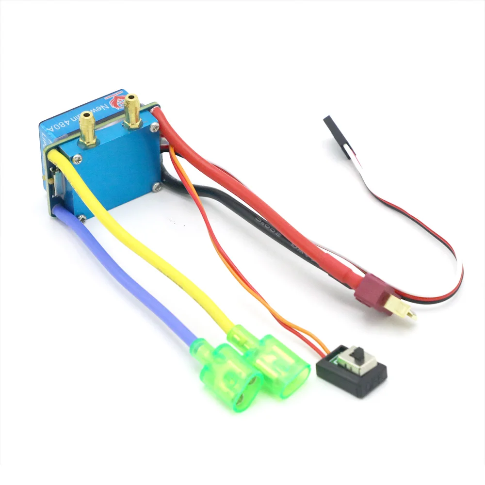 RC ESC 320A 480A почищенный ESC Скорость контроллер с двойным режимом регулятор ленточного тормоза 5V 3A для 1/10 пульт ДУ для дистанционно управляемой машины лодки