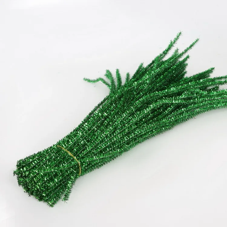 100pcs Sparkling Chenille Pipe Cleaners