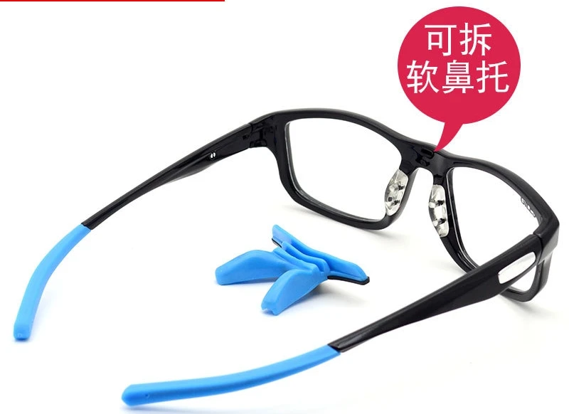 

Man Sports Myopia Glasses Optical Student Basketball Goggle Eyeglasses Frame Football Eyewear Soccer Removable Silicon Nose Pad