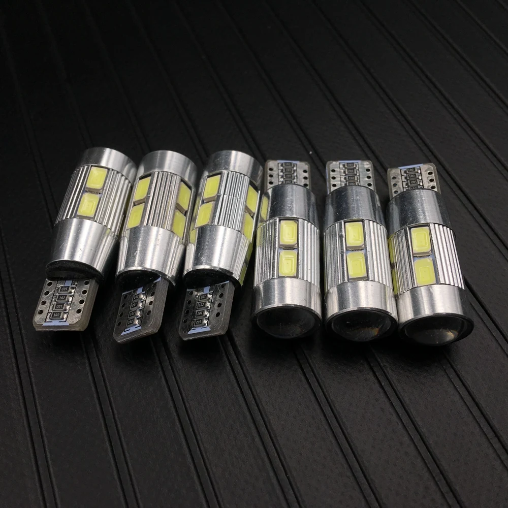 Авто светодиодный T10 194 W5W 10 smd 5630 Светодиодный свет лампа Парковка светодиодный купол дверь интерьер 10SMD