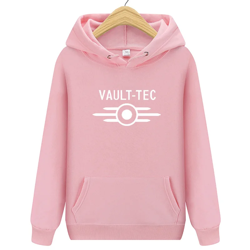 Vault Tec Hoodies Hooded Hip Pop Sweatshirt Kpop Korean Harajuku Chic