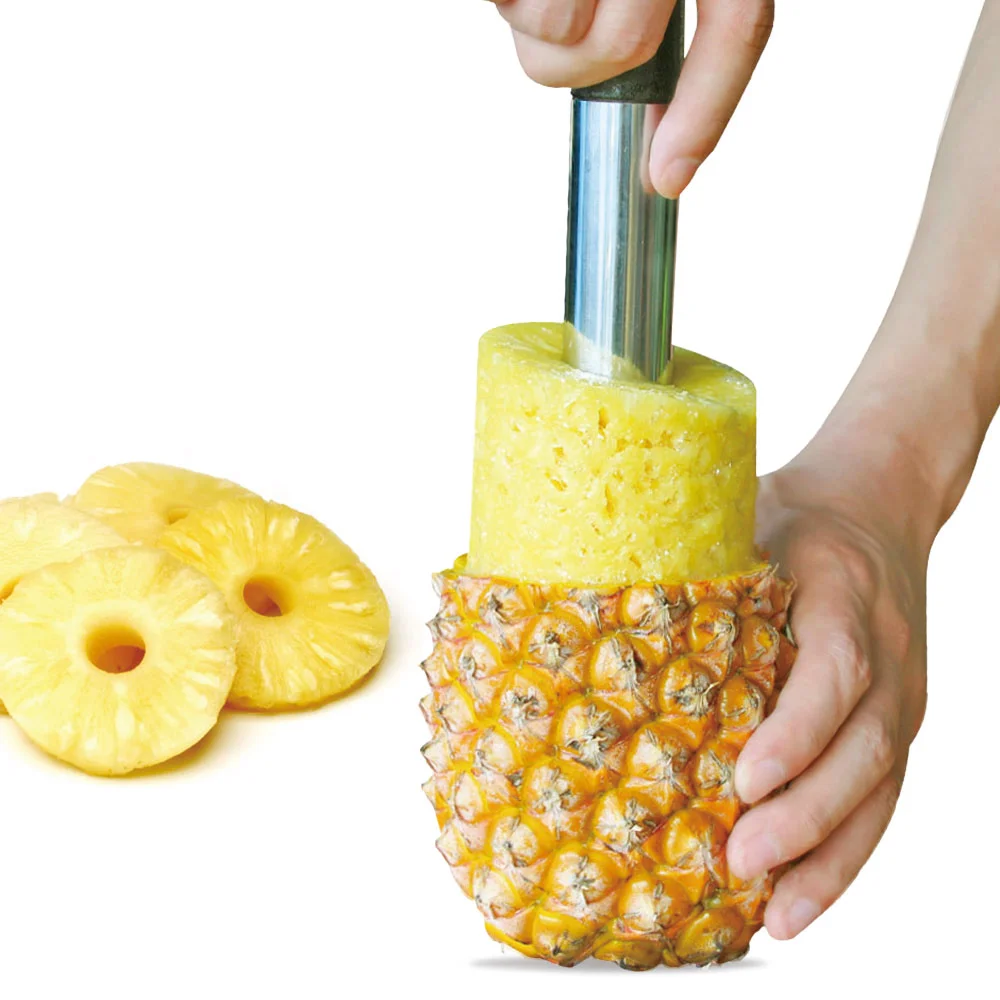 Stainless Steel Pineapple Slicer Corer Spiral Cutter Pineapple Peeler