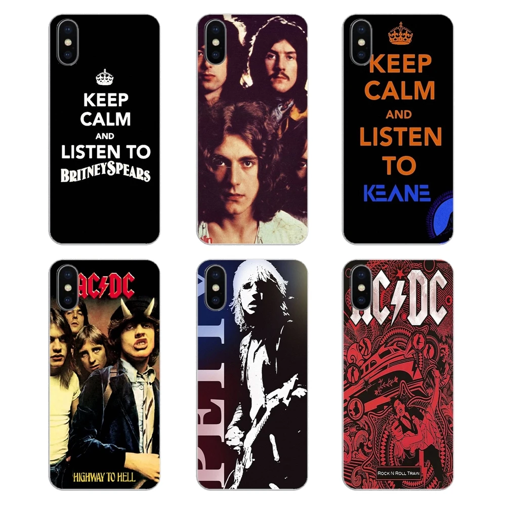 

For iPhone XS Max XR X 4 4S 5 5S 5C SE 6 6S 7 8 Plus Samsung Galaxy J1 J3 J5 J7 A3 A5 Silicone Phone Shell Cover AC DC ACDC