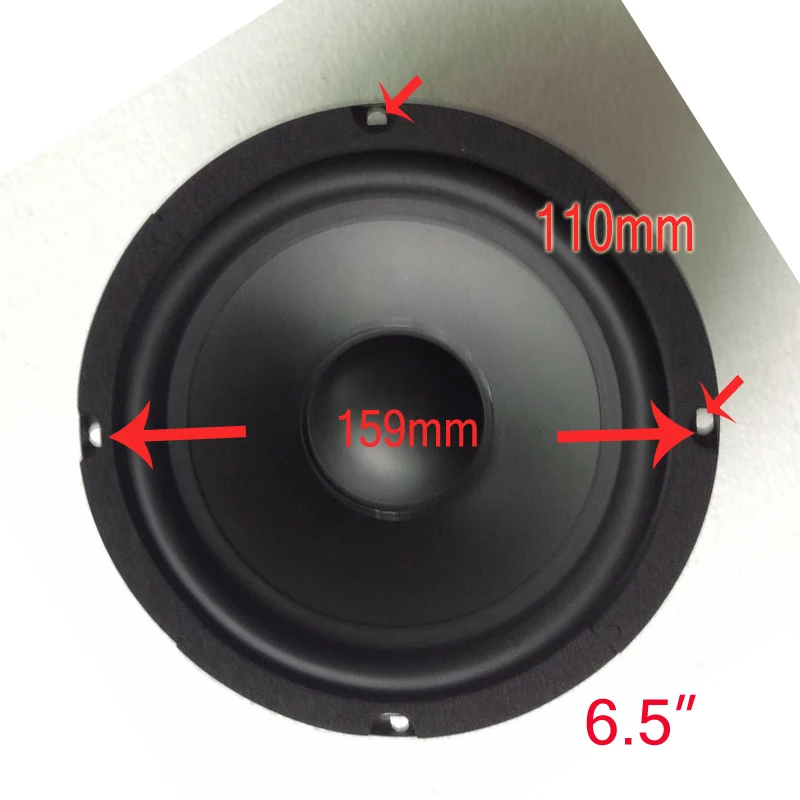 High Quality Hifi Speaker 6.5Inch 300W 8Ohm Auto Mid-Range For Acoustic Stage Home Theater Louder Speakers High Quality Hifi Speaker 6.5Inch 300W 8Ohm Auto Mid-Range For Acoustic Stage Home Theater Louder Speakers