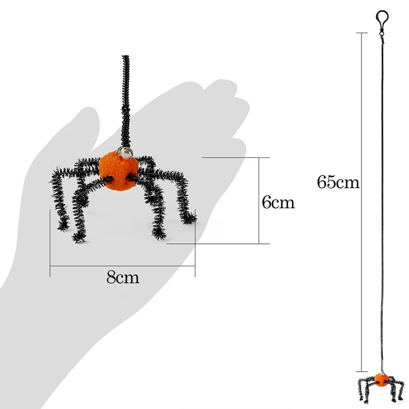 Забавные игрушки для кошек эластичный плюшевый ложный Паук Игрушка «летучая мышь» для кошки собаки интересный Кот мебель дверное сиденье подвесная игрушка Кошка Когтеточка игрушка