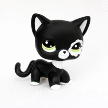 font b pet b font shop lps toys cat 2249 black standing rare short hair
