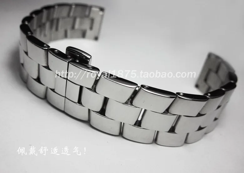 

18 20 22 24mm new design Solid 316L Stainless Steel Watchbands Silver Metal Watch Band Strap Wrist Watches Bracelet Wristband