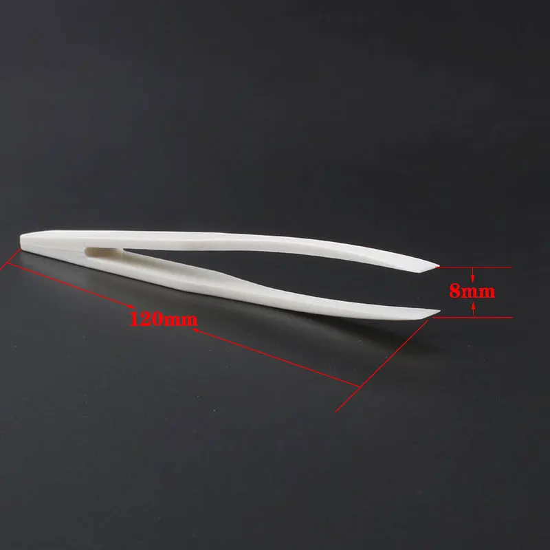 Flat head anti-static plastic tweezers used for precision electronic components production, semiconductor and computer tweezers (4)