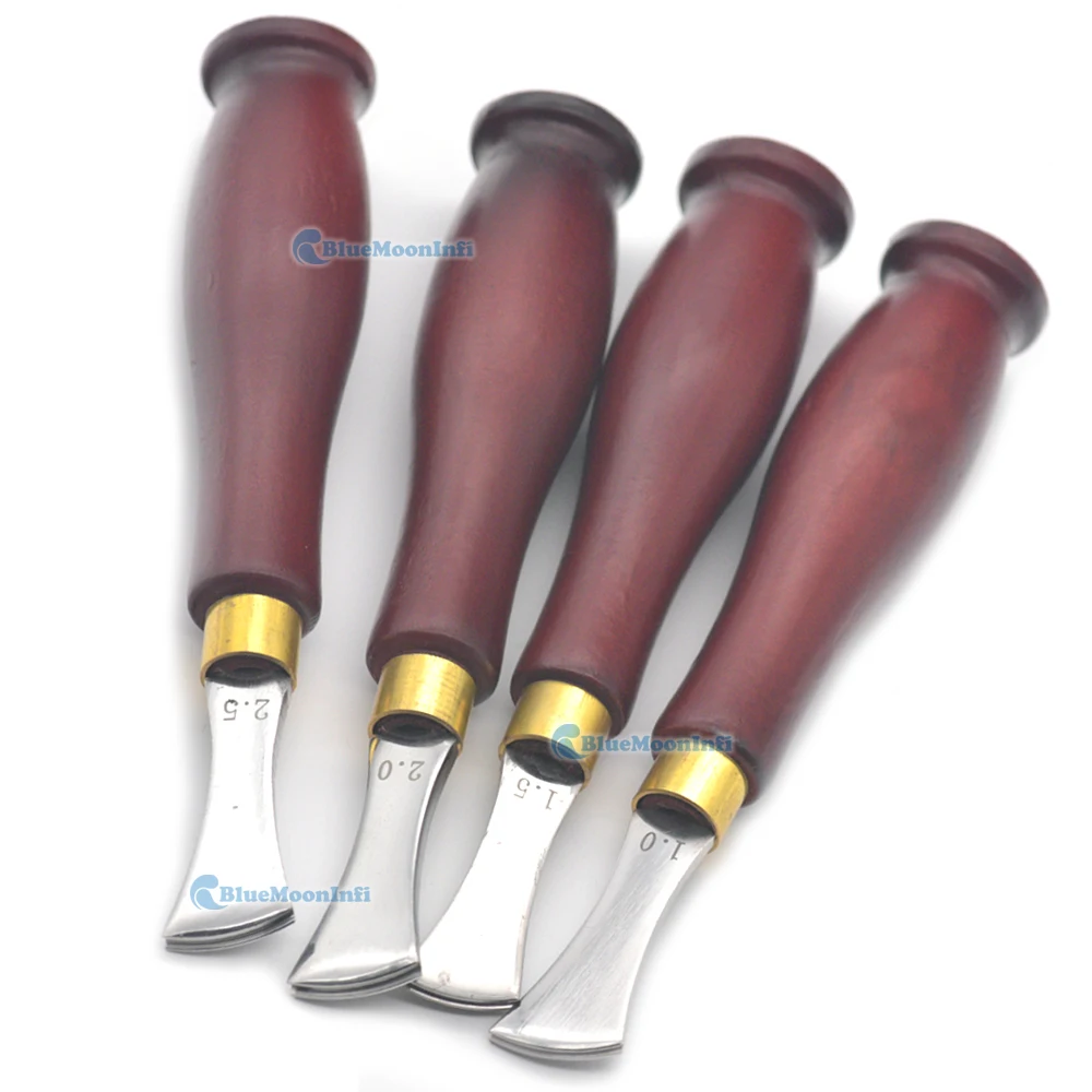 1/2pcs Leather Edge Creasing Tool Polished Stainless Steel Finish Press