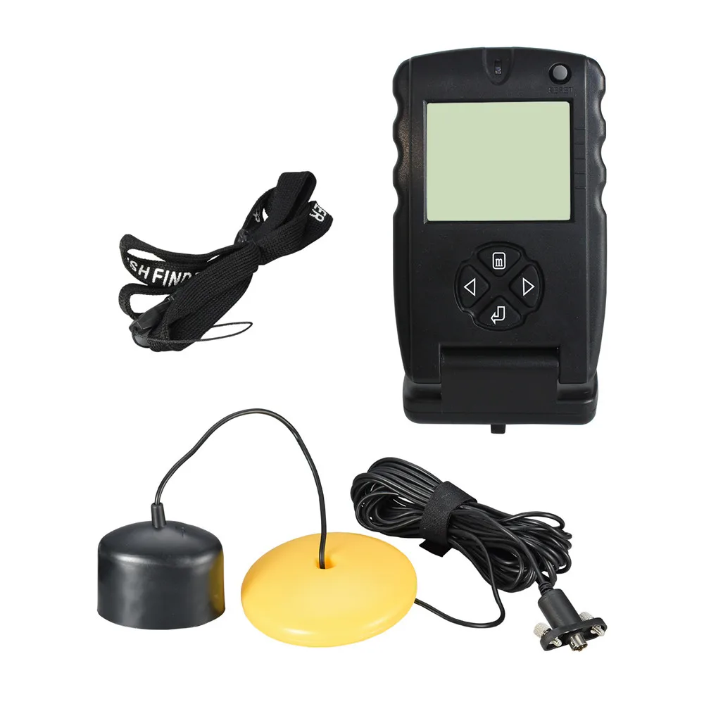 Portable Sonar Fish Finders Fishing Lure Echo Sounder Russian Manual FF717 100ft