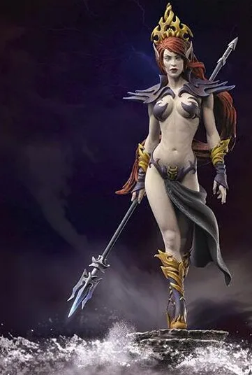 

54 mm scale magical elf Resin Model Kit figure Free Shipping