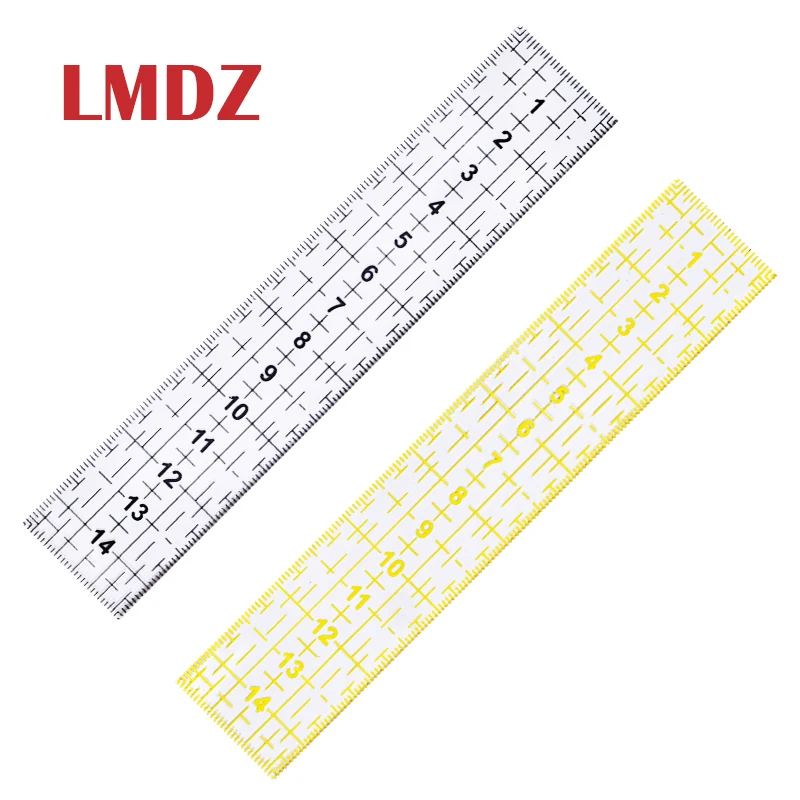 3 Pieces Clear Quilting Yardstick Rulers Patchwork Sewing Ruler Cutting Tool Set Craft DIY Kimnny Sewing Ruler