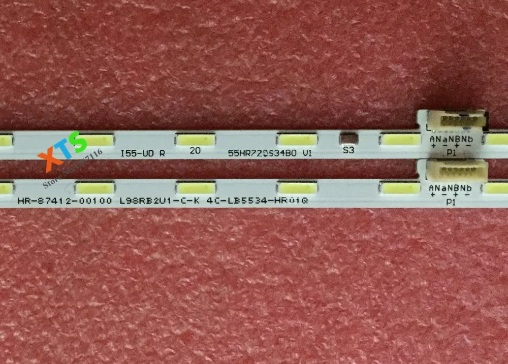 

Free Shipping 2Pieces/lot LED Backlight for I55UC-UI 4C-LB5534-HR01Q LVU550NE3L 1pcs=34led 602mm 100%Original and New