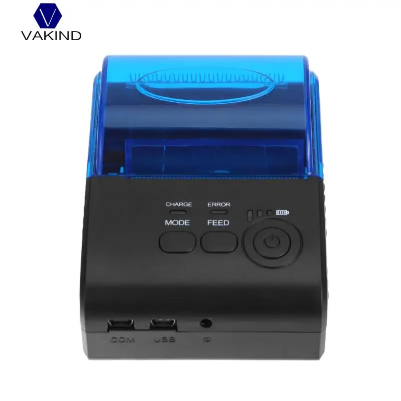 

VAKIND ZJ-5805 58mm Bluetooth4.0 POS Receipt Thermal Printer Machine Receipt Instrument Ticket Printer Support Windows Android