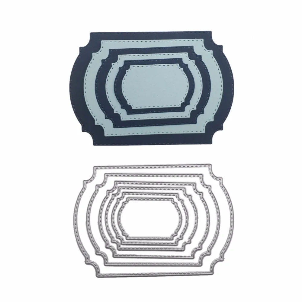 120*73mm 6Pcs/set Frame Set Metal Cutting Dies Stencil for DIY Scrapbooking Photo Album Embossing Paper Cards Decorative Crafts 120*73mm 6Pcs/set Frame Set Metal Cutting Dies Stencil for DIY Scrapbooking Photo Album Embossing Paper Cards Decorative Crafts