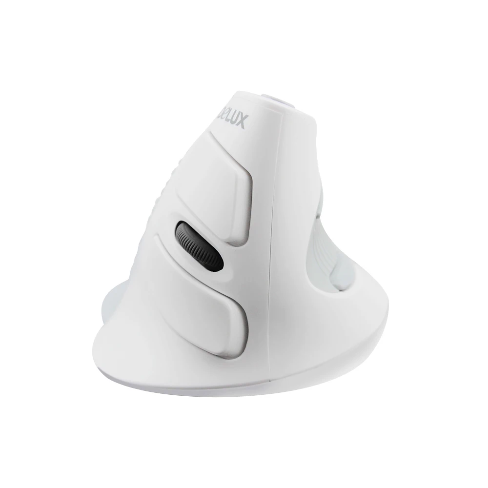 Delux M618 2.4G Wireless Vertical Mouse Sem Fio Ergonomic Optical Computer USB Gaming Mice 6D 1600DPI Gamer Mause For PC Laptop