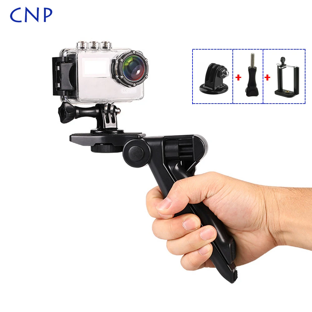 

CNP 4 in1 Portable Tripod Compact Desktop Macro Mini Table Tripod Camera Tripod Stand Holder for Gopro Phone Camera Canon Sony